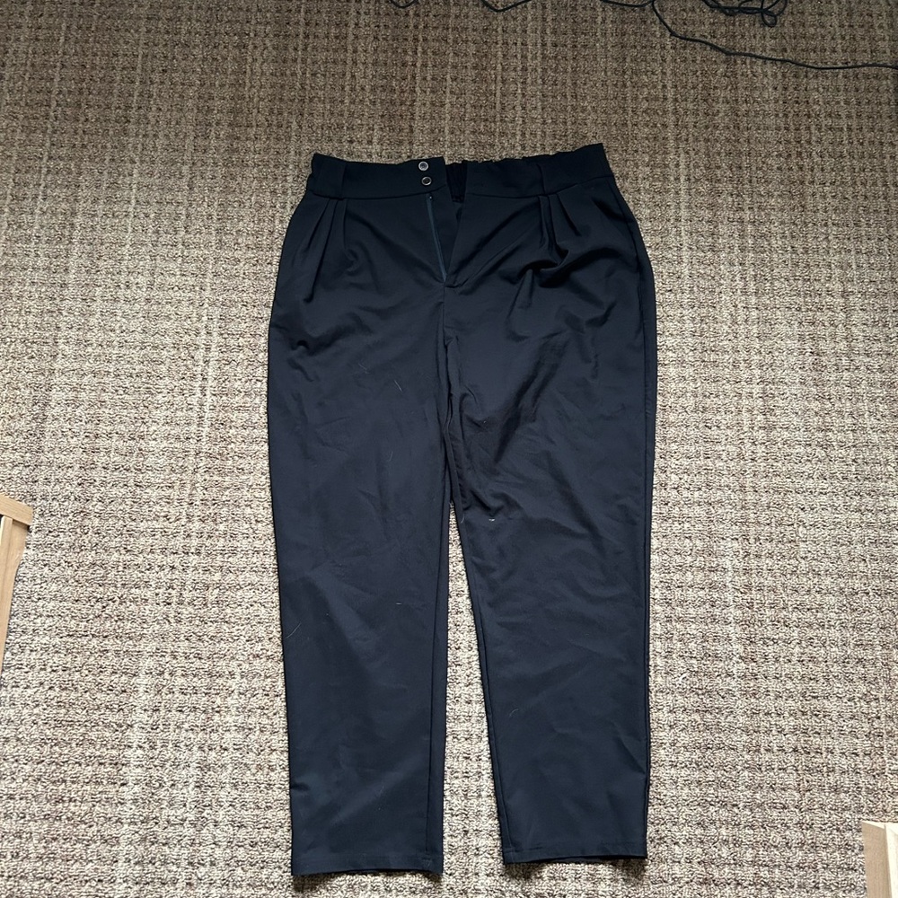 Elegant Black Women's Straight Leg Pants